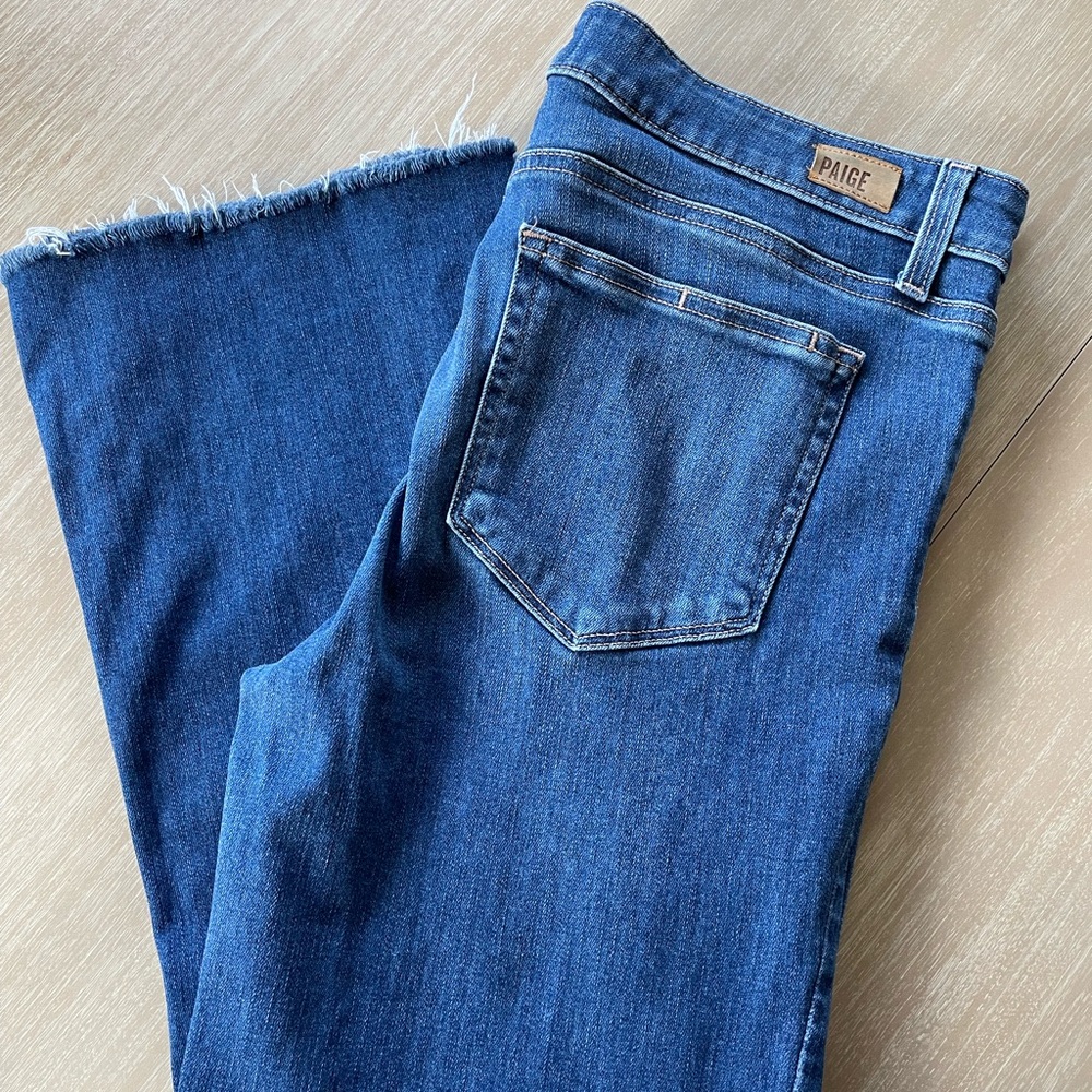 PAIGE Women's Ankle Cropped Denim Jeans